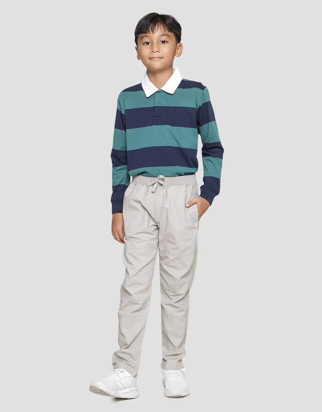 Aero Celana Panjang Basic Rib Cut Sewn Anak Laki-laki