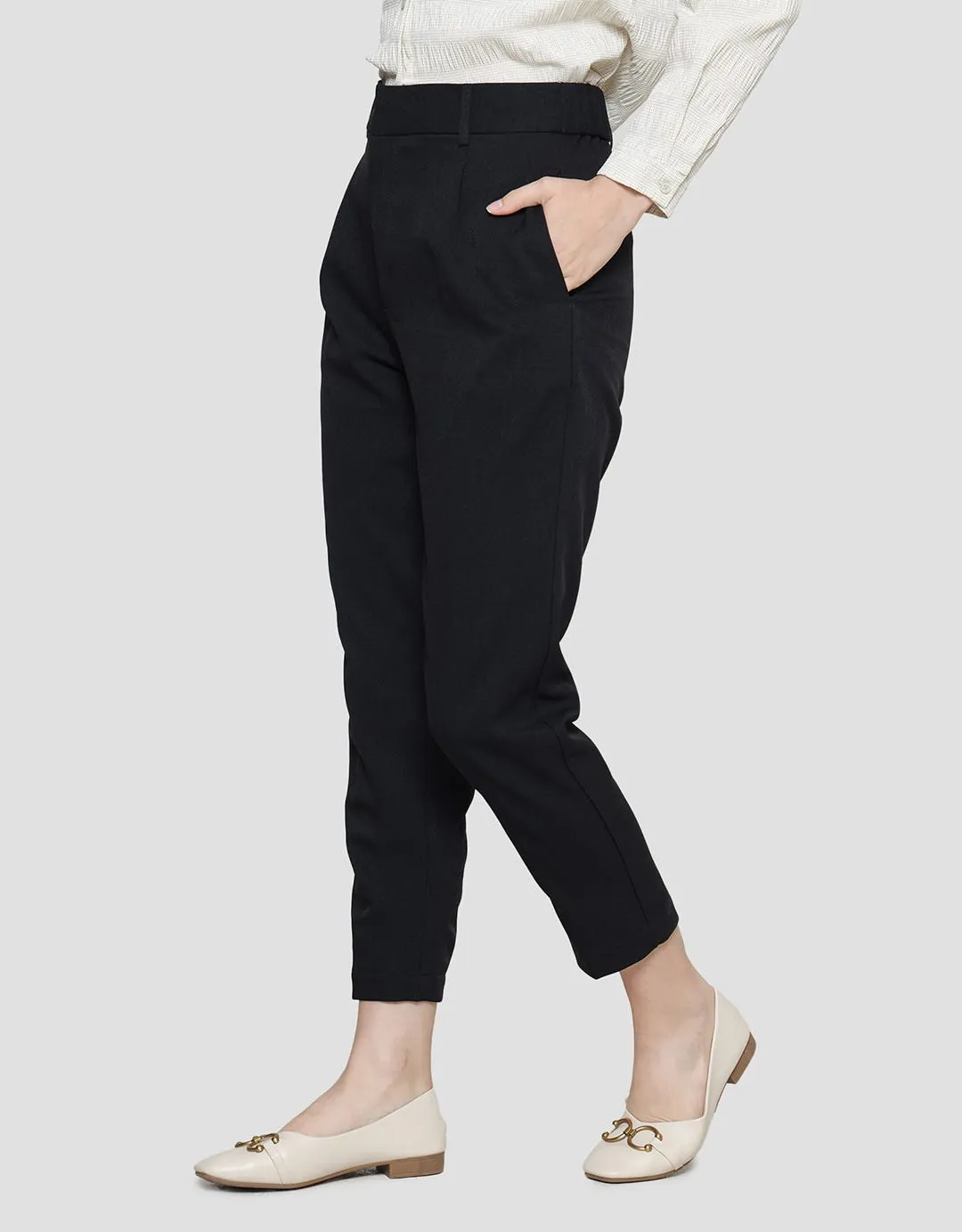 Connexion Basic Lower Waistband Celana Panjang Wanita