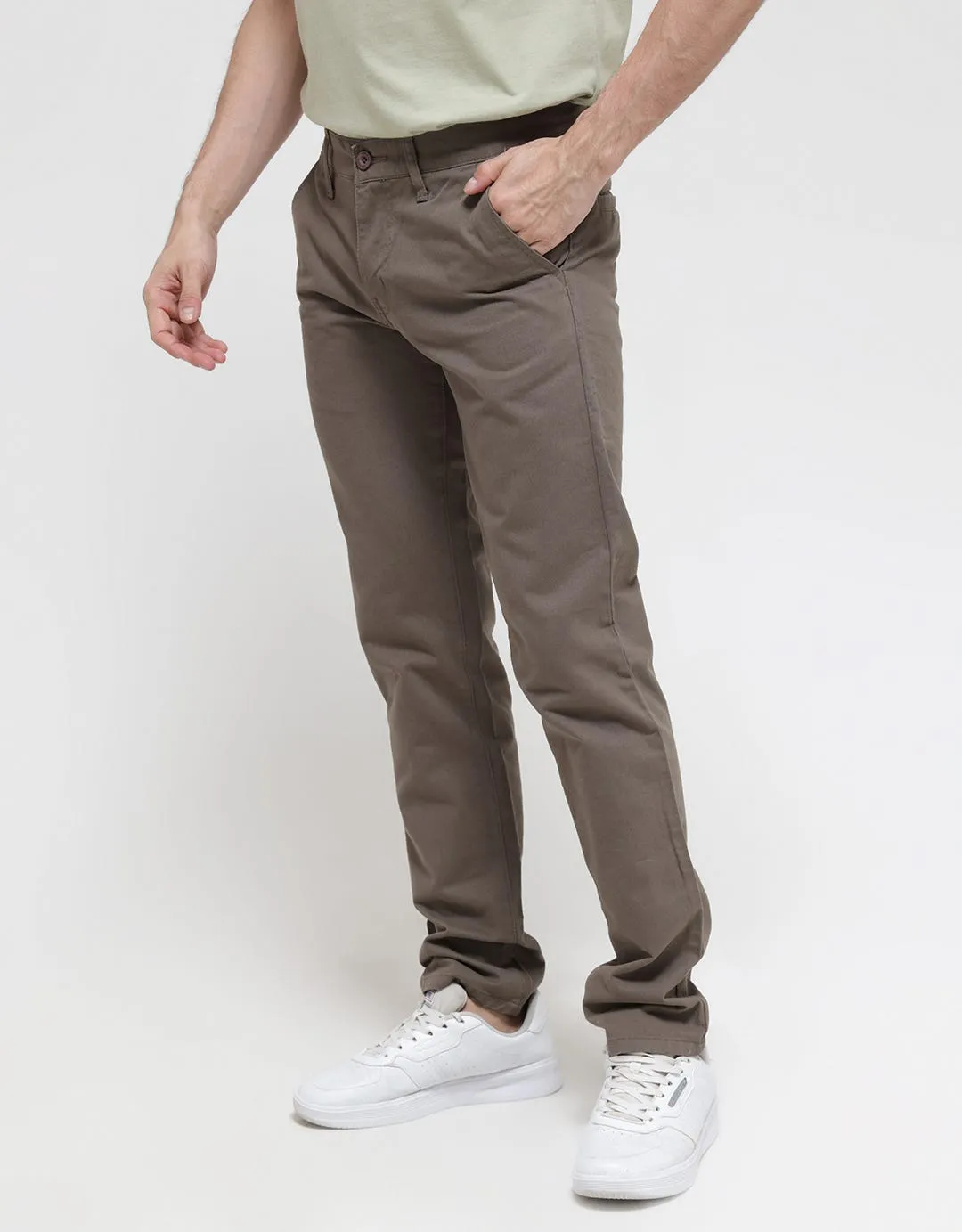 Details Chinos Pants Nonstretch Twill