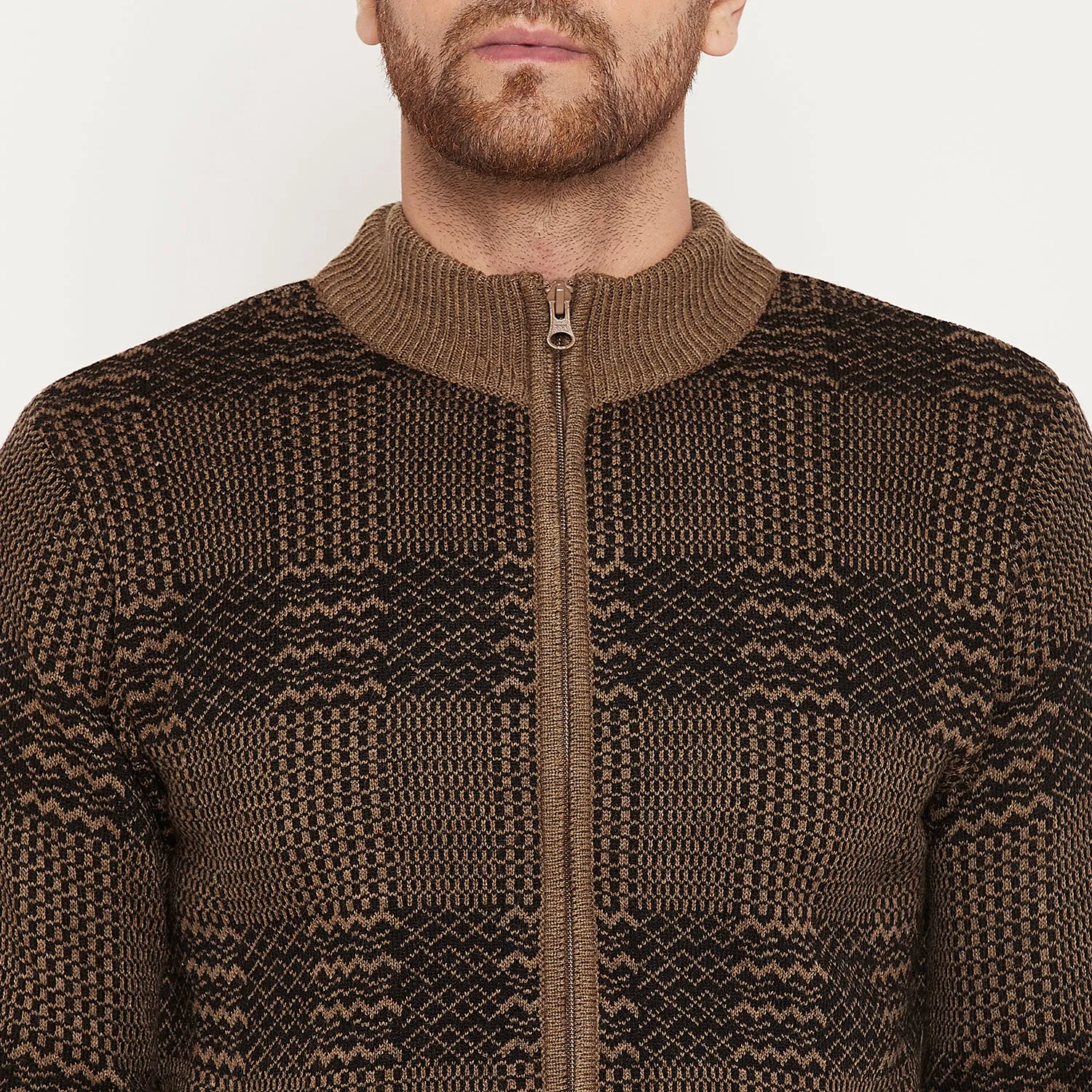 Duke Stardust Men Full Sleeve Zipper Pullover (SDS2150)