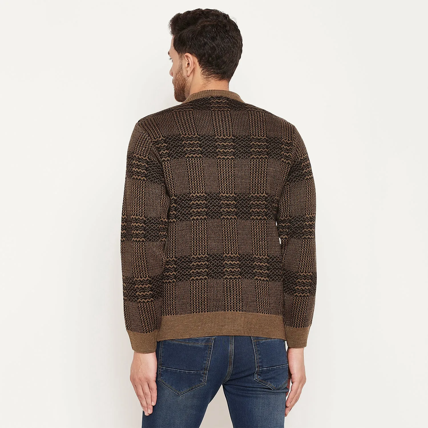Duke Stardust Men Full Sleeve Zipper Pullover (SDS2150)