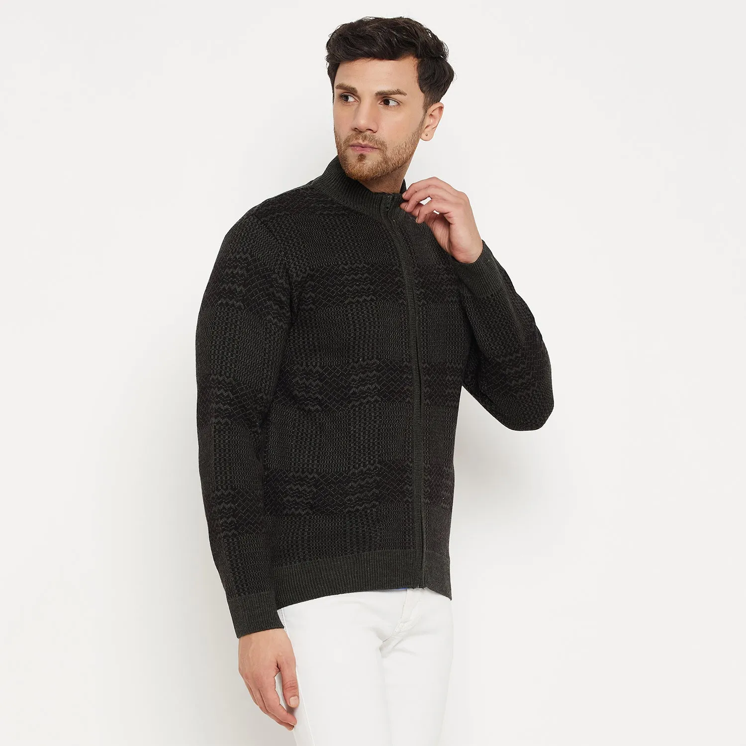 Duke Stardust Men Full Sleeve Zipper Pullover (SDS2150)