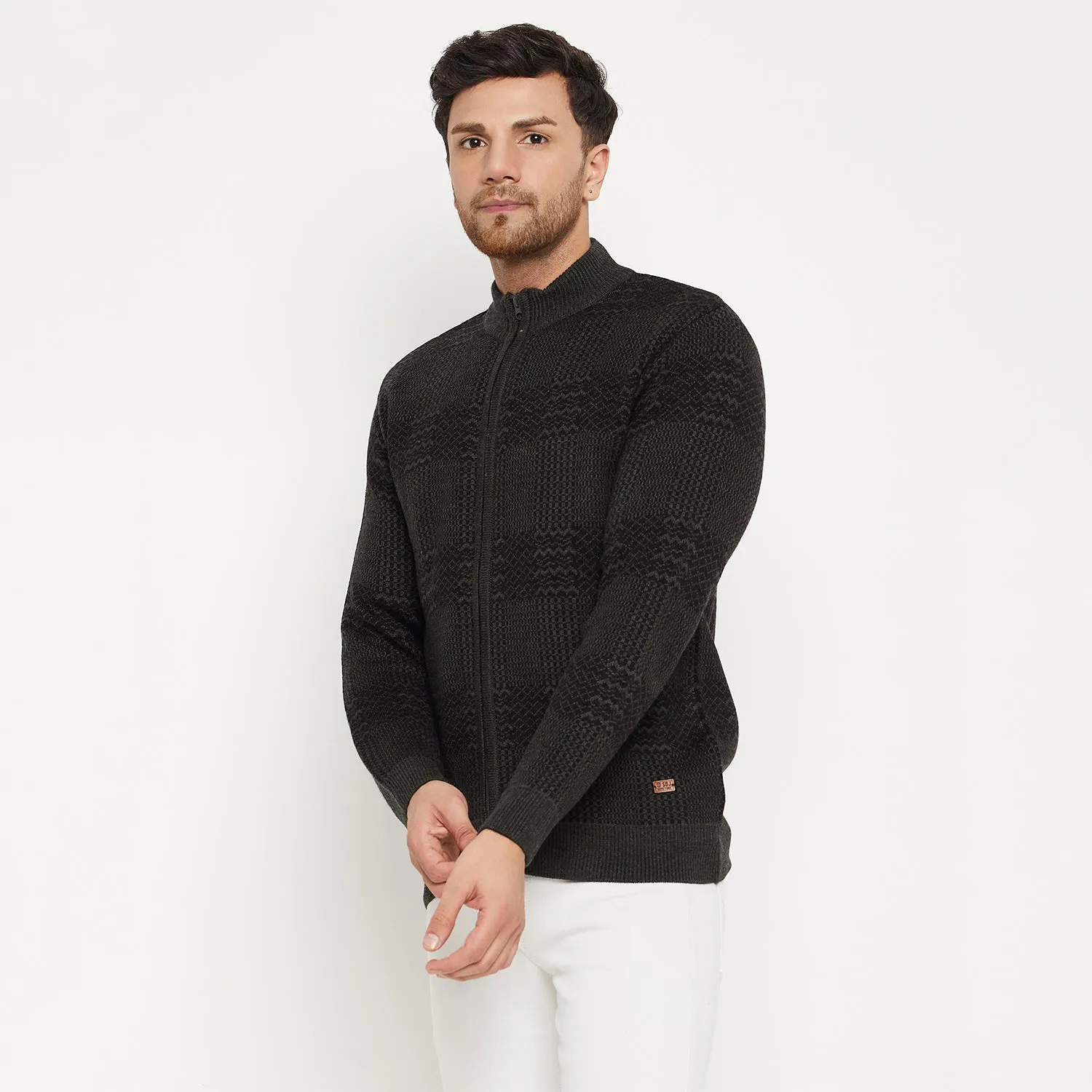 Duke Stardust Men Full Sleeve Zipper Pullover (SDS2150)